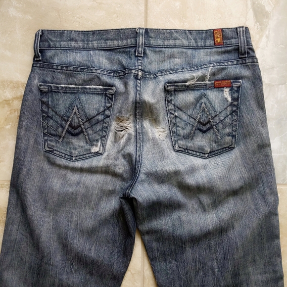 7 for All Mankind A Pocket Relaxed Jean W30 L29 - Picture 6 of 8
